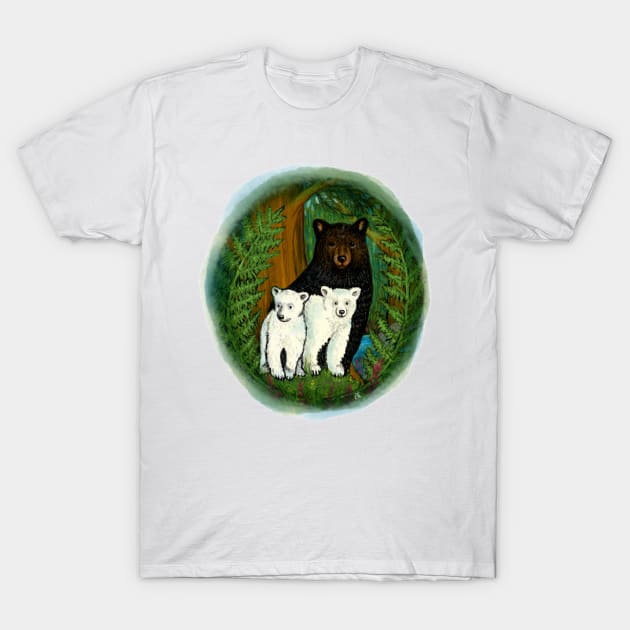 Spirit Bear Cubs T-Shirt by alepekaarts